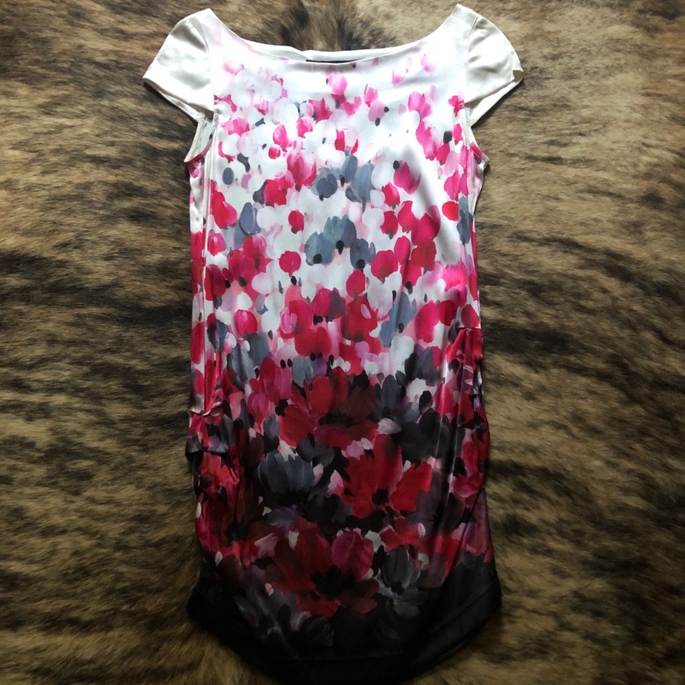 Marc Jacobs 100% Silk Cap Sleeve Dress Sz 4